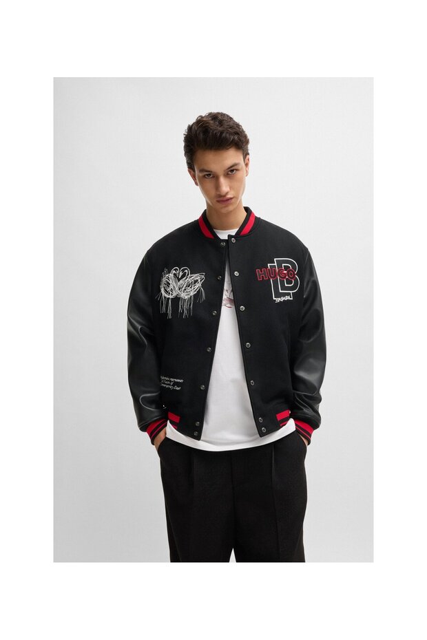 LB Özel Grafikli Bomber - 1