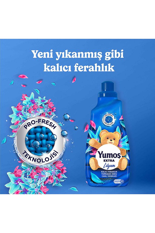 Extra Konsantre Çamaşır Yumuşatıcısı Lilyum 1440 ml 60 Yıkama 2 Adet - 5