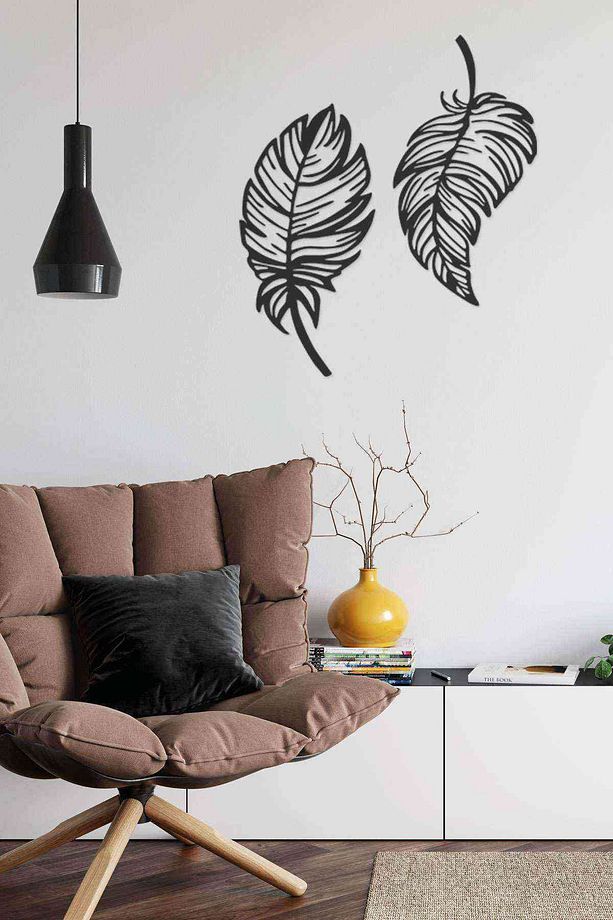Yaprak Mdf Duvar Tablosu 50 cm - 3
