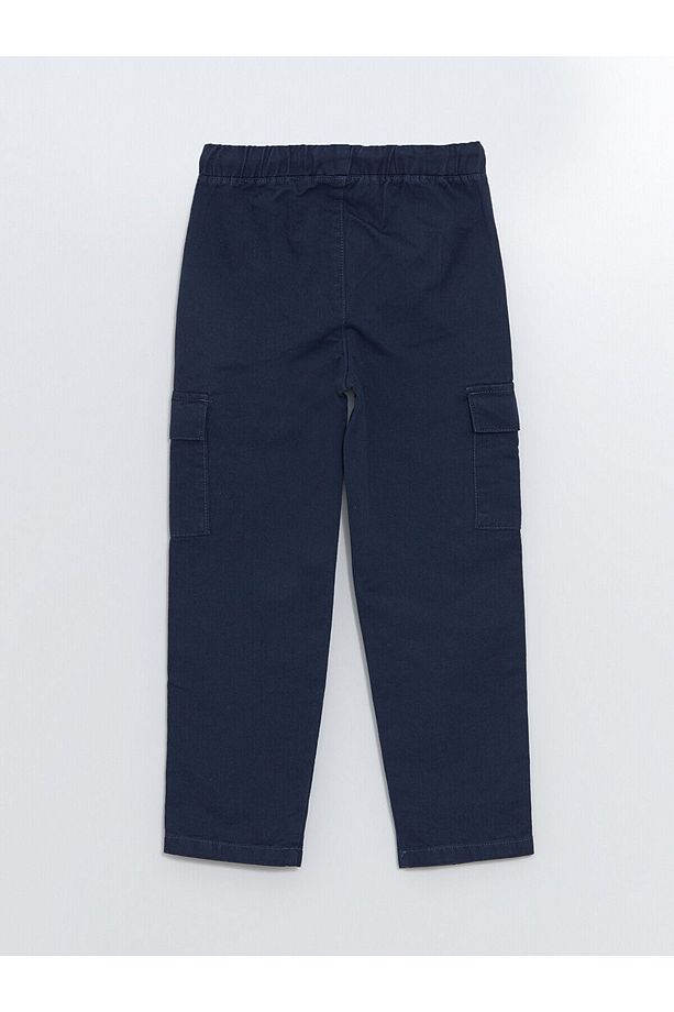 Lcw Beli Lastikli Kız Çocuk Kargo Pantolon - 3