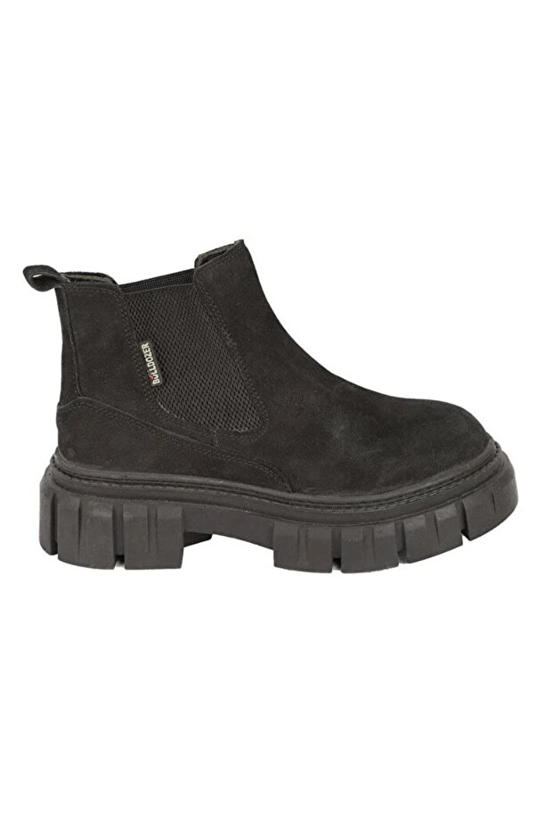 230504 Women's Genuine Leather Tractor Sole Chelsea Boots