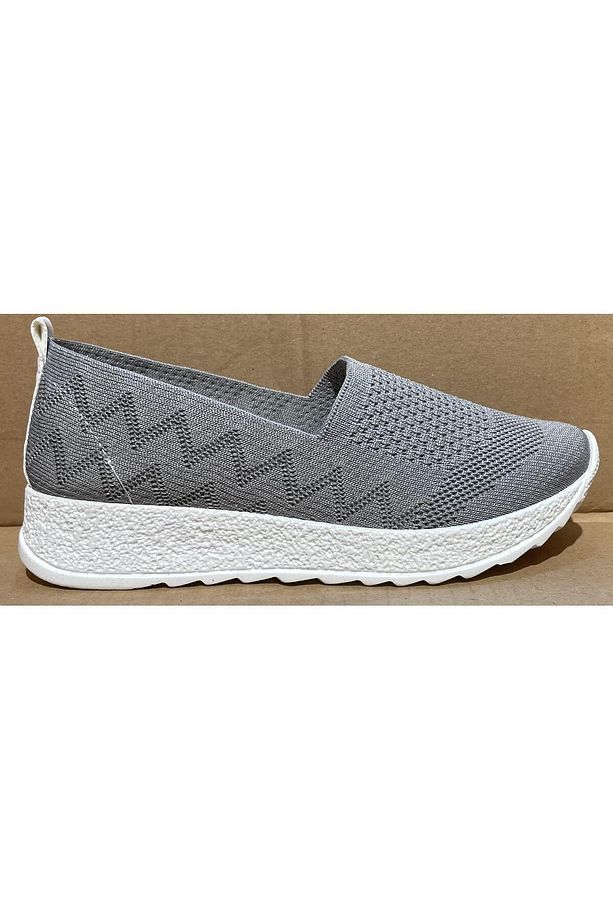 White Angel 2023-602 Kadın Bağsız Örme Sneaker Spor Ayakkabı - 1