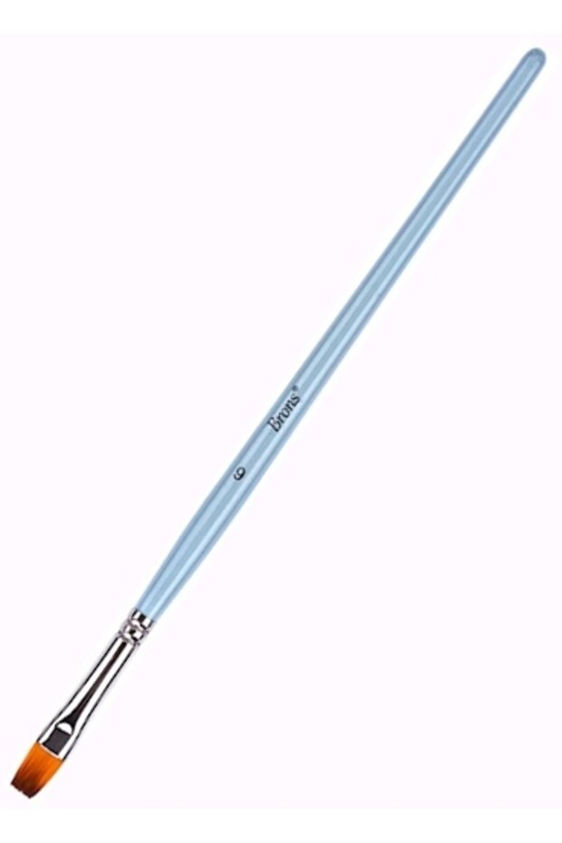 Oil Paint Brush 200F Short Handle No: 6 Hanging Bls. Br-2153 12 Pieces