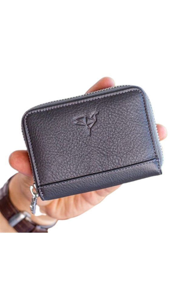 Sydney Genuine Leather Eyed Rfid Blocker-Black