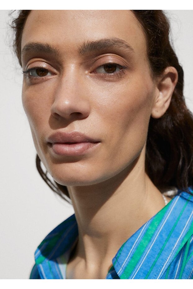 Bağ detaylı gömlek tulum - 7