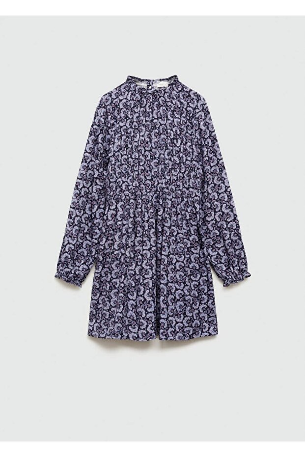 Çiçek Desenli Elbise - 3