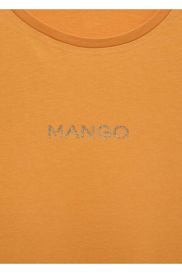 Pamuklu logolu tişört - 5