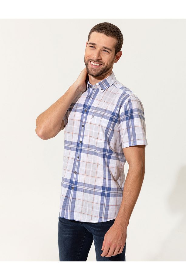 Saks Regular Fit Kısa Kollu Gömlek 50249733-VR045 - 3