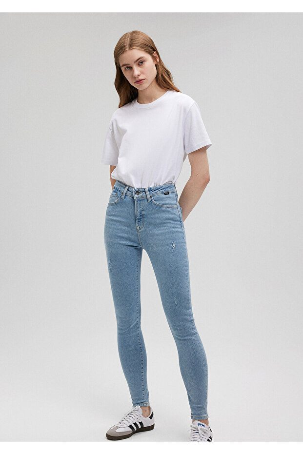 Serenay Gold Shape Light Jean Trousers 100980-33430