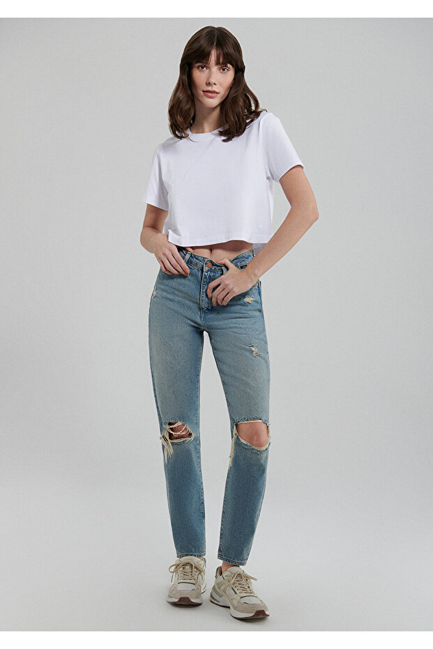Star 90S Ripped Indigo Si Jean Trousers 101077 -85157