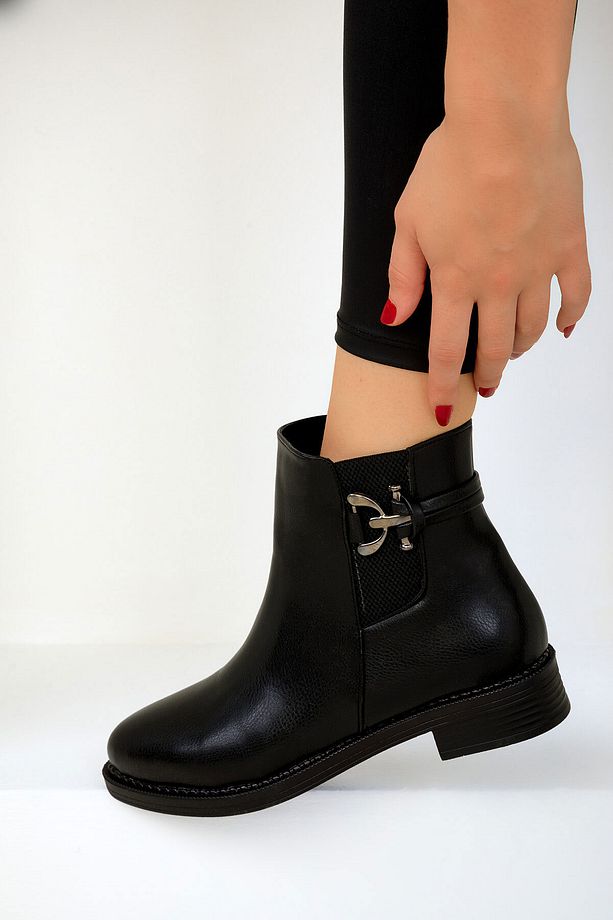 Siyah Kadın Bot & Bootie 19585 - 1