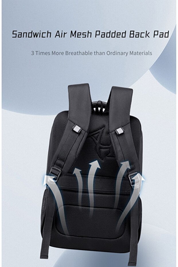 B00111 Model Black Backpack - 6