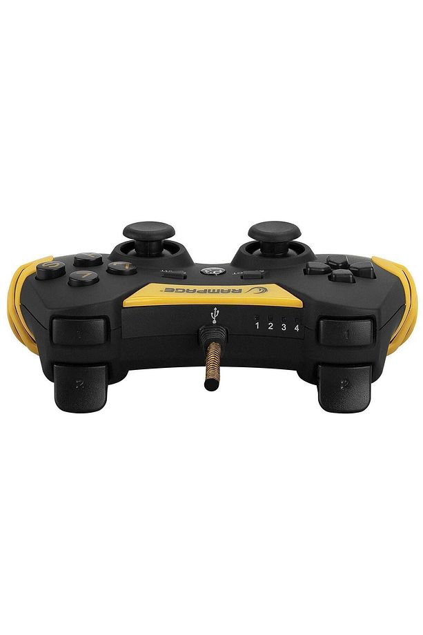 Rampage Sg-r218 Ps3/ Pc X Input Sarı Renk Usb 1.8m Hasır Kablolu Oyun Kolu Joypad - 3