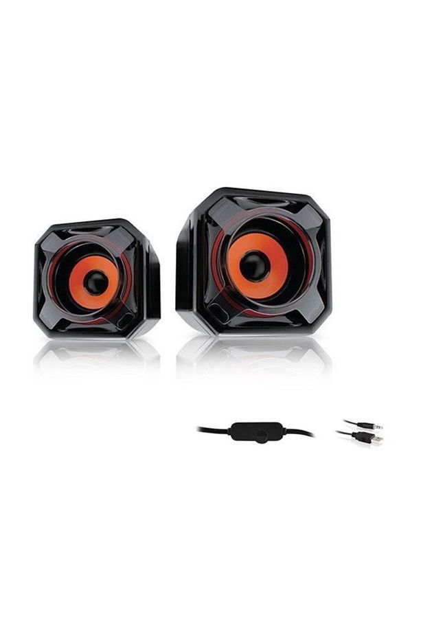 MD-177 2.0 5W * 2 Turuncu Mini USB Speaker - 2