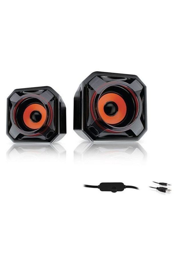 MD-177 2.0 5W * 2 Turuncu Mini USB Speaker - 1