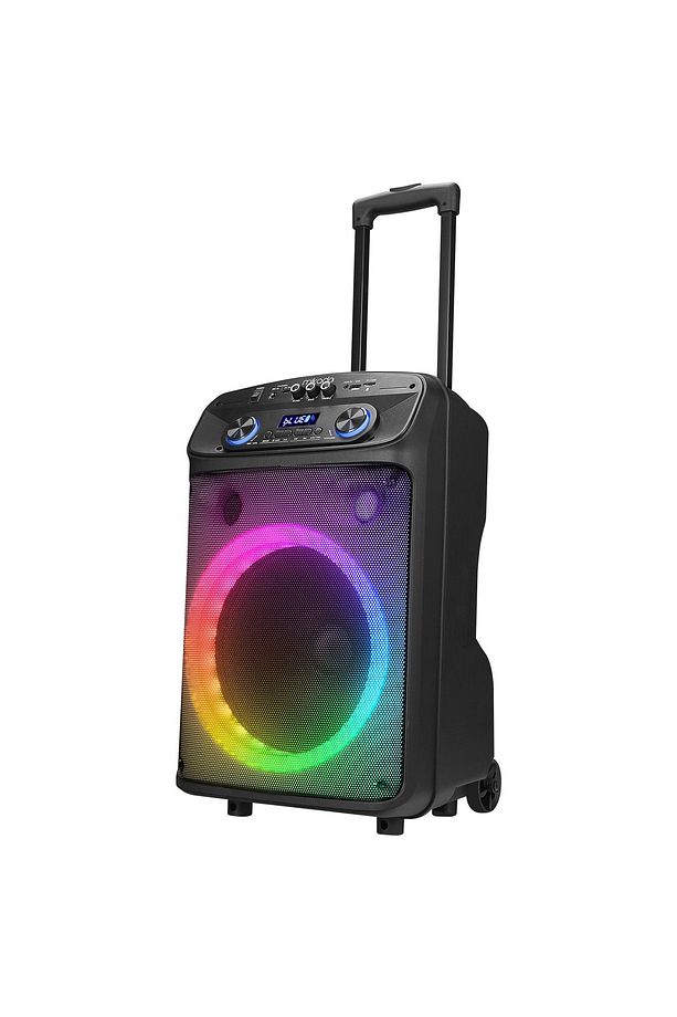 Md-bt505 60w Usb/bt/tf/tws Led Işıklı Kablosuz Ve Kafa Mikrofonlu Toplantı-parti Hoparlörü - 2
