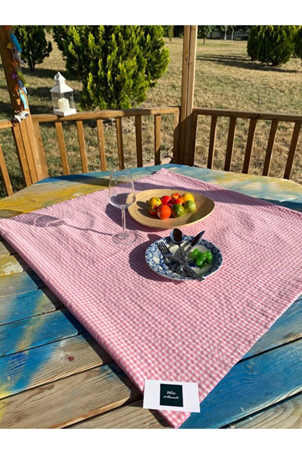 Pötikare Pembe Masa Örtüsü - 1