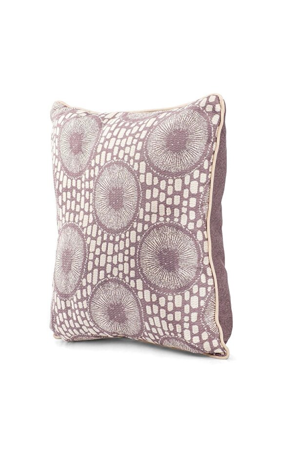 Special Design 43x43 Woven Throw Pillow Cover with Piping Hidden Zipper Decorative Living Room