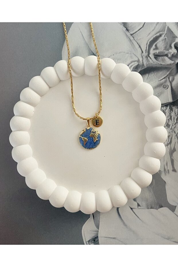 Harfli Dünya Kolye - 2