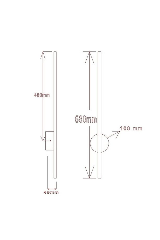 OSRAM LEDLİ Şarjlı Pilli Aplik Modern Dekoratif Led Duvar Aplik 68cm GÜNIŞIĞI - 7