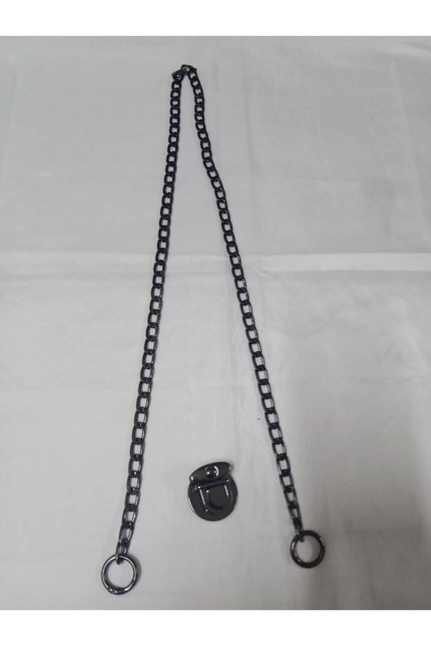 Bag Accessories Shoulder Strap Black Color Metal Chain and Bag Cover Lock