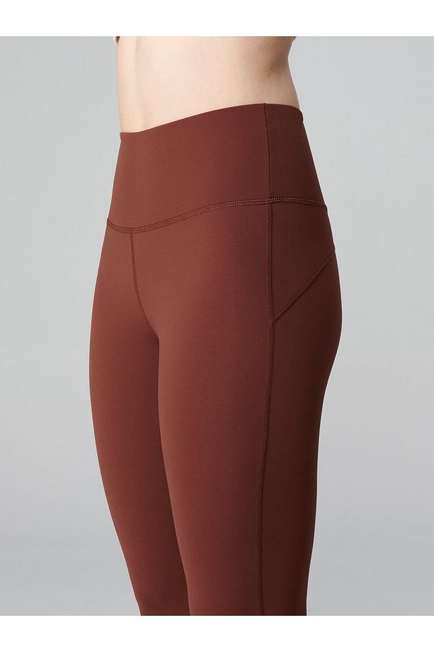 Push Up Light Bootcut Toparlayıcı Ispanyol Paça Tayt Brown - 5