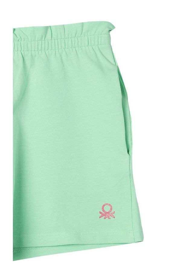 Kız Çocuk Şort - Mint Yeşili - 3