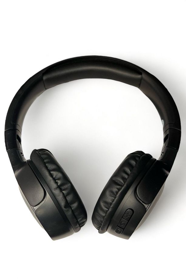 Bluetooth Kablosuz Kulaklık Kulak Üstü Siyah ios Android Uyumlu Mikrofon Ses BT - 6