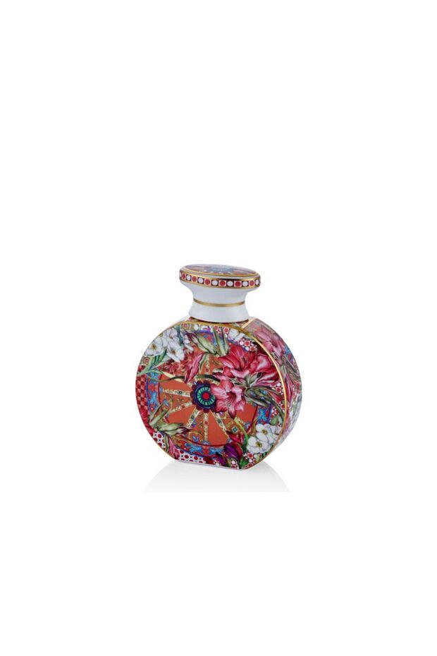 Lilyum Patterned 100ml Small Perfume Fragrance Bottle 8x2,5x9,5 Cm