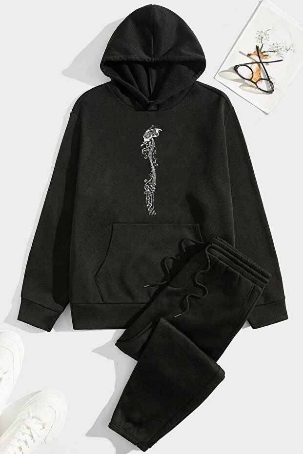 Butterfly Song Printed Tracksuit Set
