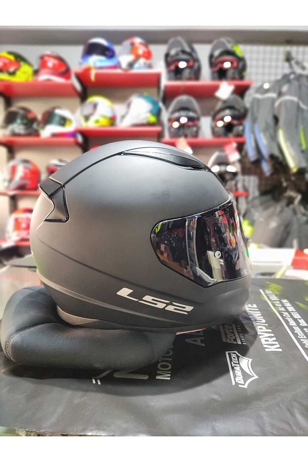 RAPID MAT SİYAH KASK (SİYAH VİZÖRLÜ) BAF HEDİYELİ - 2