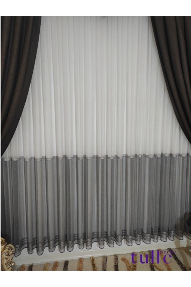 Haliç Etekli Bantlı Tül - 3