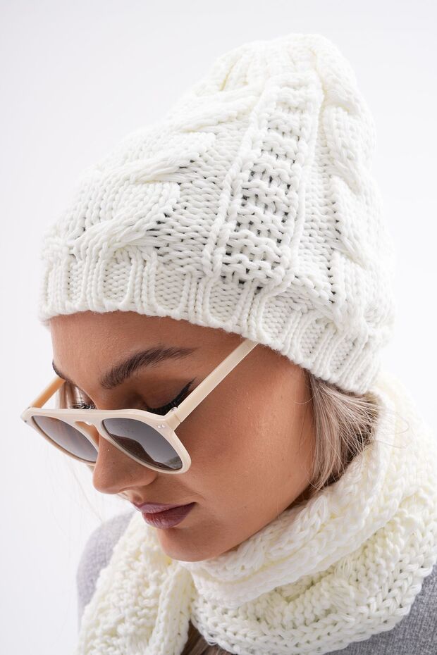 Atkı Bere Eldiven Seti - 9