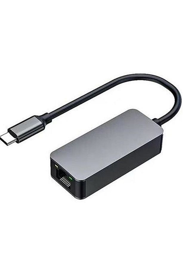 Usb Type C To Uyumlu Ethernet 2500Mbps 2.5G İnternet Çevirici Dönüştürücü Adaptör - 1