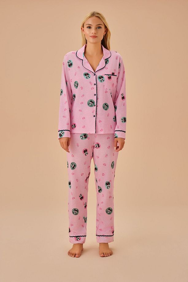 Panda Maskülen Pijama Takımı - 2