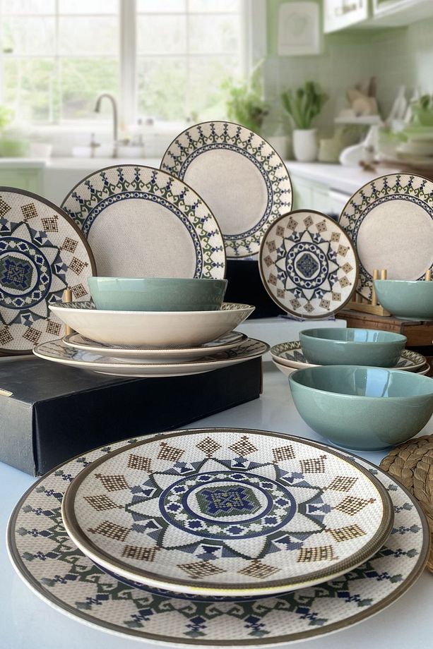 Keraart 24 Parça 6 Kişilik Yemek Takımı - 3