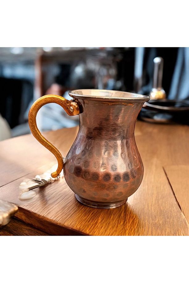 Bakır bardak Oksitli el dövmesi - 2