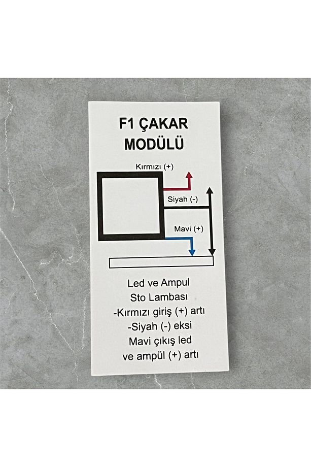 12 - 24 volt F1 Çakar modülü devresi - 3