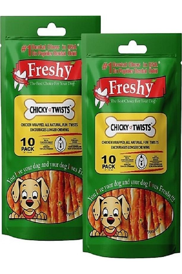 Chicky Twists Tavuklu Köpek Ödül Maması 2 X 90 Gr. (2 Adet) - 1