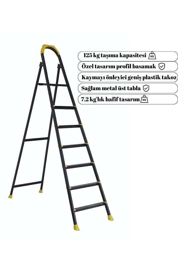 Hardy 6+1 Özel Tasarım Hafif Merdiven - 1