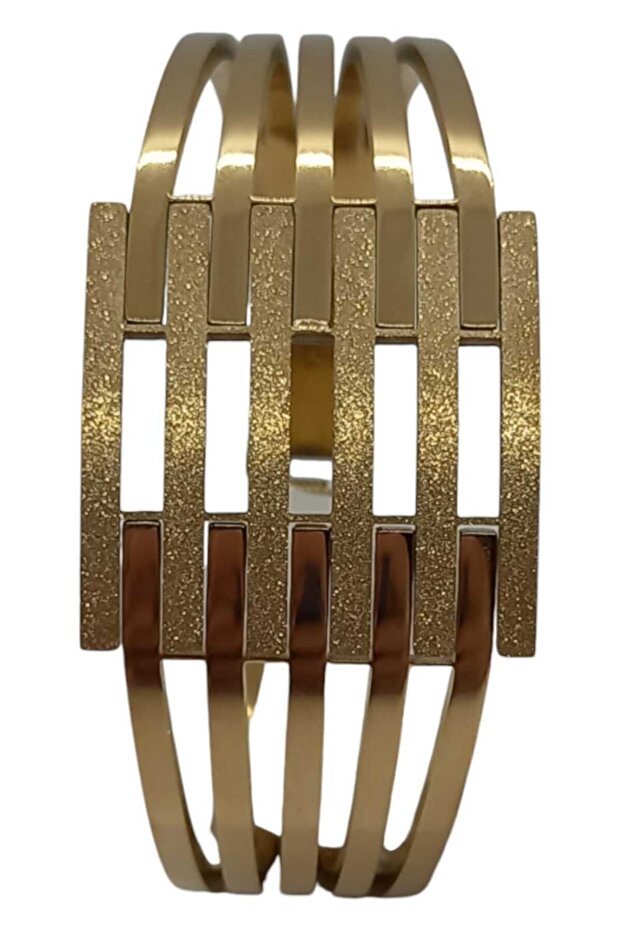 Çelik Simli Kalın Kaburga Model Bileklik - 8