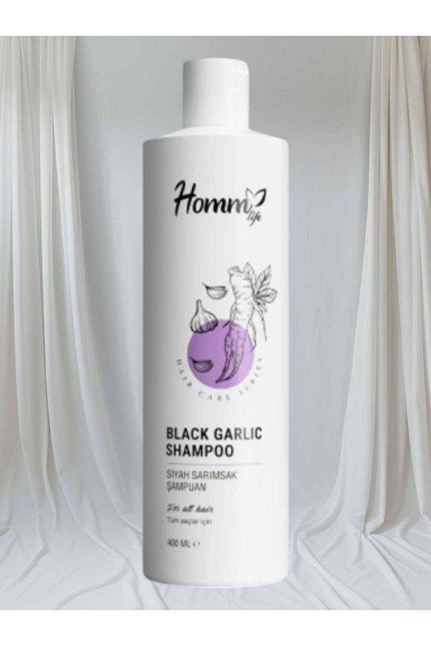 Dökülme Önleyici Homm Life Siyah Sarımsak Şampuan 400 ml - 1
