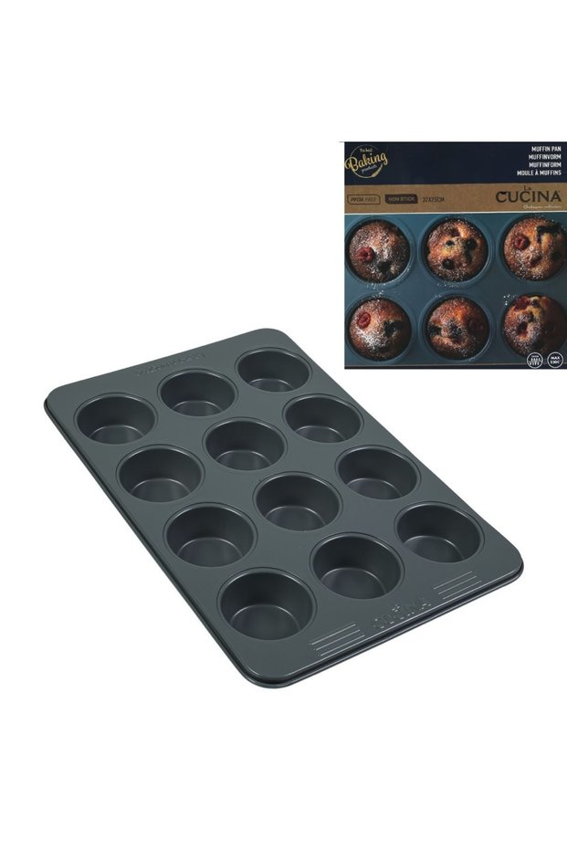 La Cucina Carbon Steel 12 Muffin Cup Cake Shaper