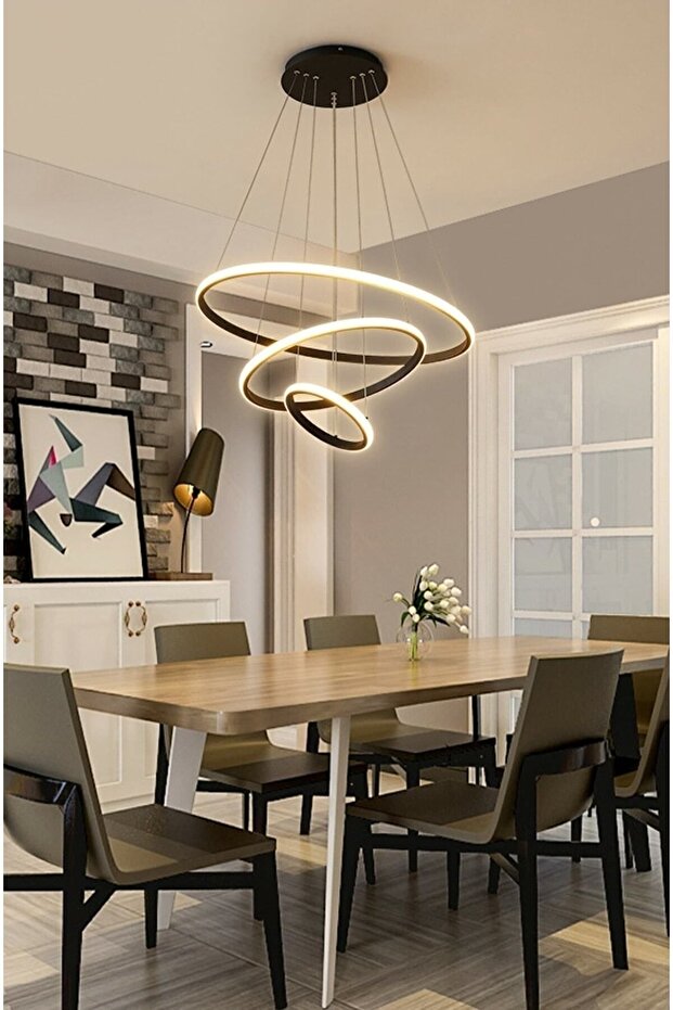 Led Avize Sarkıt 3renk - Priştine 80 Cm - 7