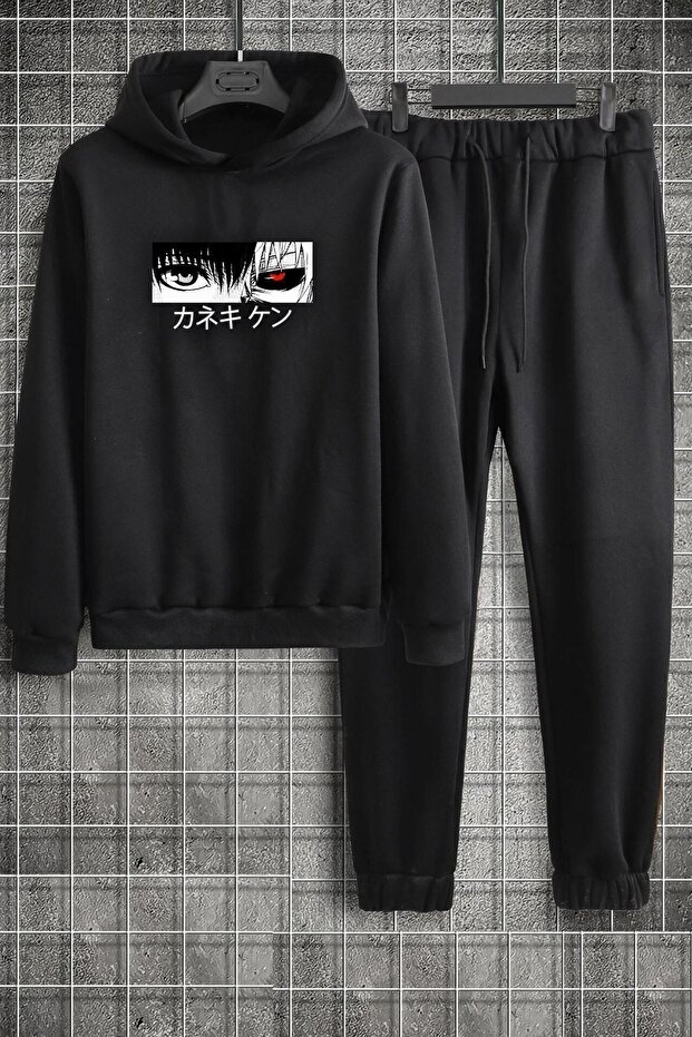 Unisex Ken Kaneki Printed Tracksuit Set
