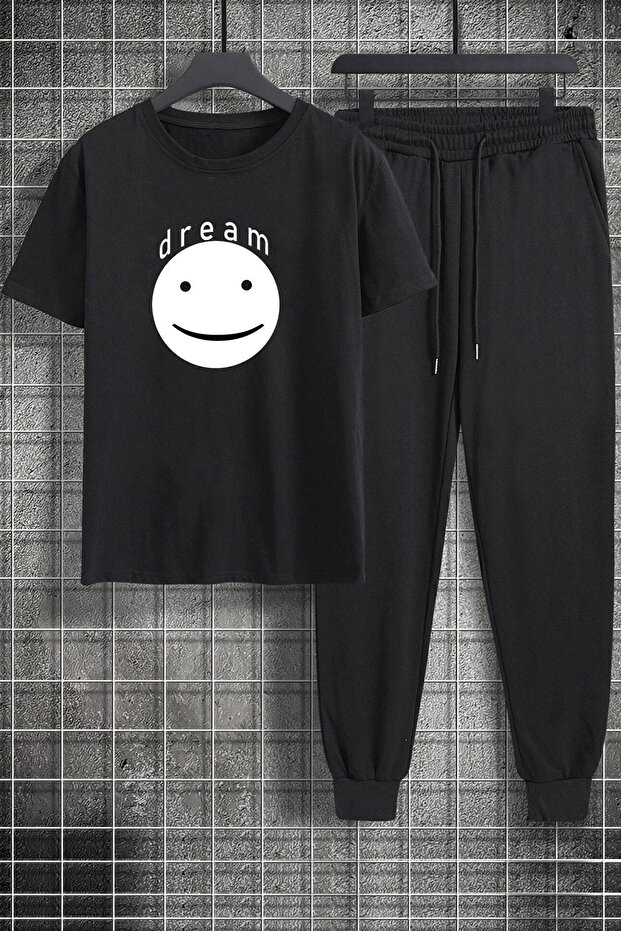 Unisex Dream Printed 2-Piece Tracksuit Set