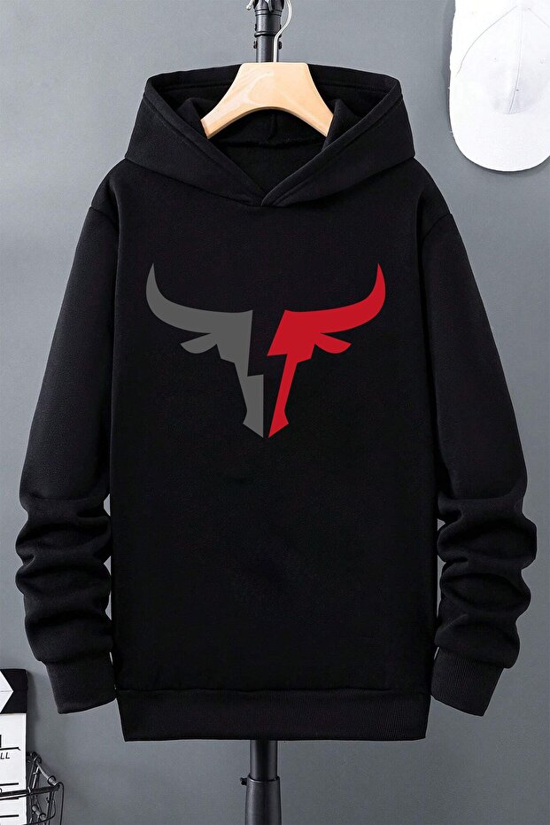 Bull Printed Boys - Girls Comfortable Fit Sweatshirt