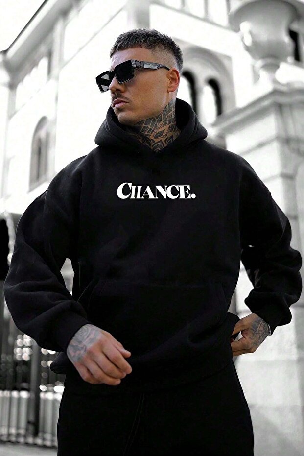 سويت شيرت كبير الحجم مطبوع من Chance