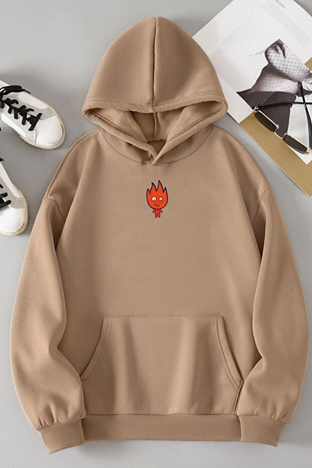 سويت شيرت بطبعة Fire Avatar للجنسين