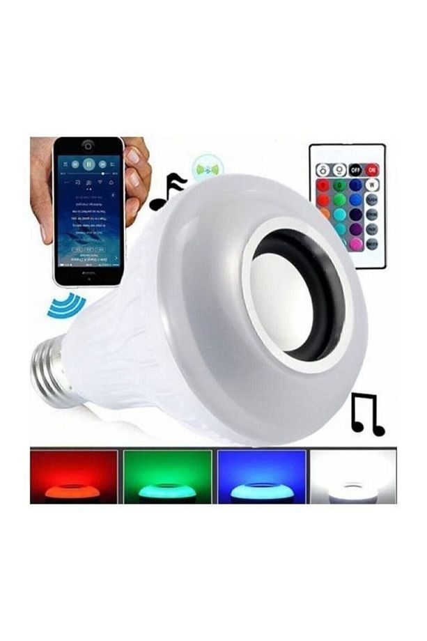 Bluetooth Hoparlörlü Rgb Led Ampül Lamba Glrshop - 2